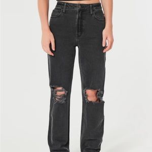 ULTRA HIGH-RISE WASHED DAD JEANS